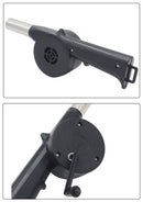 Ventilador Para Churrasco Ao Ar Livre Soprador de Ar Com Manivela Portátil Churrasqueira Fogo Ferramentas