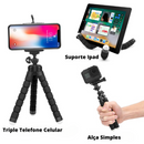 Mini Tripé Para Celular  Flexível